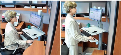 Ergotron|WorkFit-C |Ergotron ̌W܇|̌WҾ|OF365WУҾ