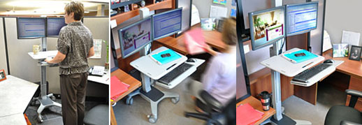 Ergotron|WorkFit-C |Ergotron @ʾ֧|XҼҾ|OF365WУҾ